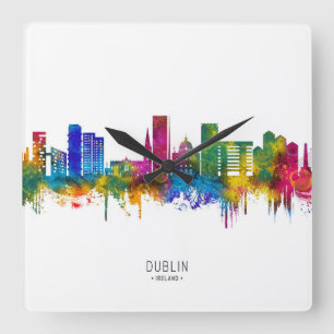 Horloge Carrée Horizon de Dublin Irlande