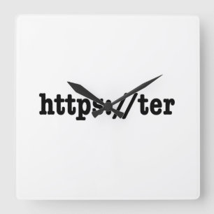 Horloge Carrée https://ter / code html