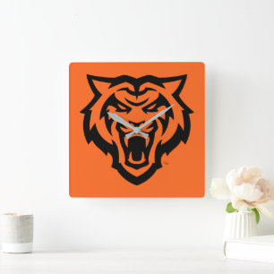 Horloge Carrée Idaho State University Bengals Spirit Design
