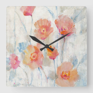 Horloge Carrée II translucide