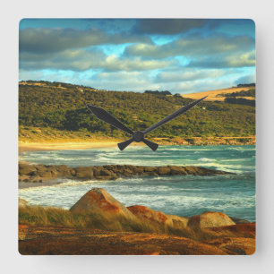 Horloge Carrée Île de Flinders de la plage   d'Emita, Tasmanie