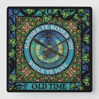Horloge Carrée Impermanence celtique