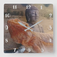 Impression photo de Cute Beardie et Bouddha