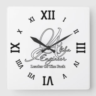 Horloge Carrée Ingénieur Alpha