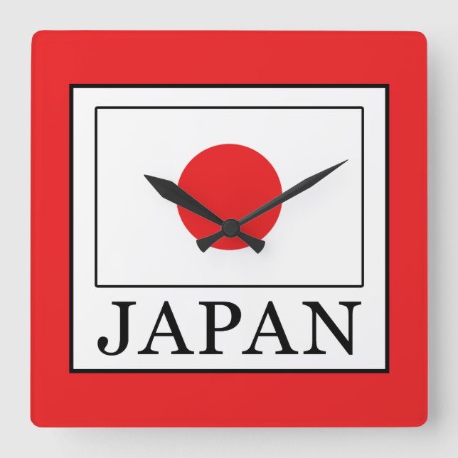 Horloge Carrée Japon (Recto)