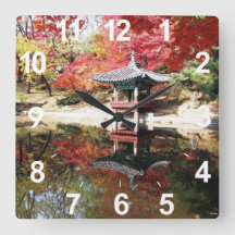 Jardin de Japonais d'automne de Séoul