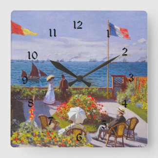 Horloge Carrée Jardin Monet À Saint Addresse (St Addresse)