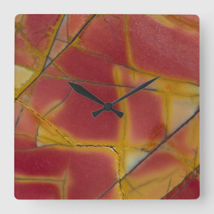 Horloge Carrée Jaspe de Cherry Creek
