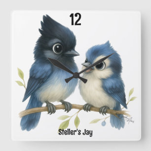 Horloge Carrée Jay de Sassy Steller