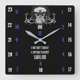 HORLOGE CARRÉE JE NE PARLE PAS DE FABRICANT
