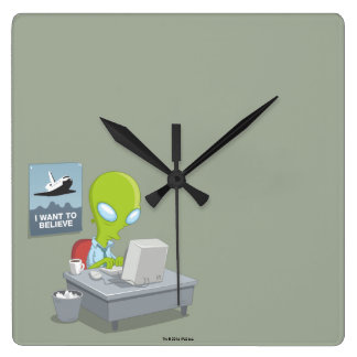 Horloge Carrée Je Veux Croire