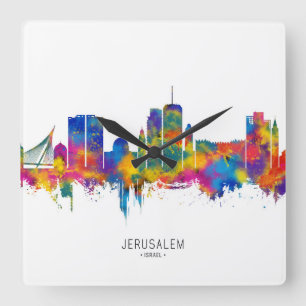 Horloge Carrée Jérusalem Israel Skyline
