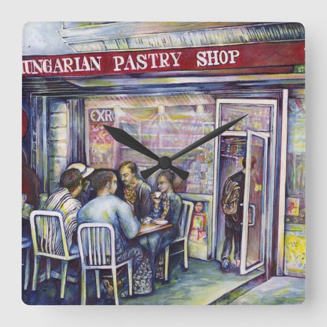 Horloge Carrée Jocund (Recto)