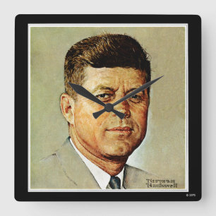 Horloge Carrée John F. Kennedy DANS MEMORIAM 2