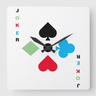 Horloge Carrée Joker