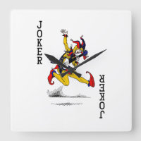 Joker Card Clown Musique Danse Banjo Guitare