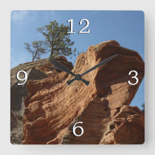 Horloge Carrée Jusqu'à Angels Landing dans le parc national de Zi
