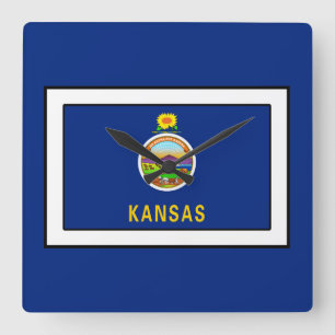 Horloge Carrée Kansas