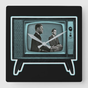 Horloge Carrée Kennedy Nixon 1960