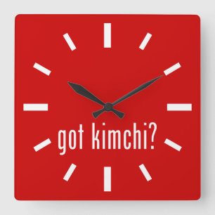 Horloge Carrée Kimchi ?