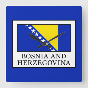 Horloge Carrée La Bosnie-Herzégovine