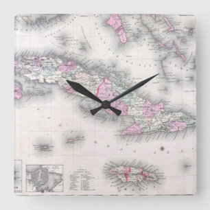 Horloge Carrée La Maison de Cuba (film, 1861)