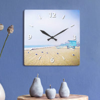 La plage de sable de Californie la mer de mer