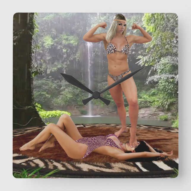 HORLOGE CARRÉE LA POSE DE TARZANA (Recto)