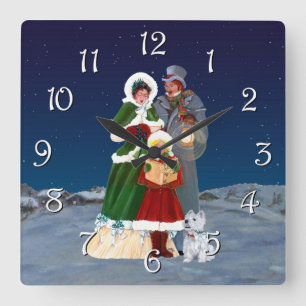 Horloge Carrée la veille de Noël