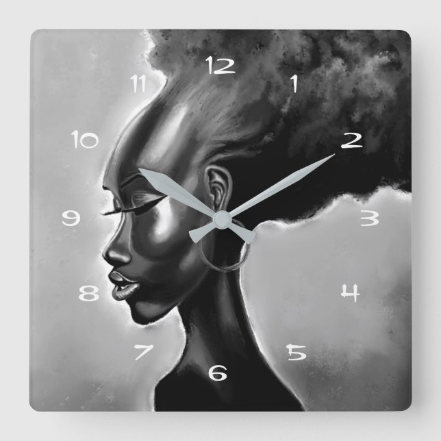 Horloge Carrée Lady Shy (Recto)