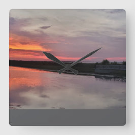 HORLOGE CARRÉE LAKE SUNDOWN GLOW