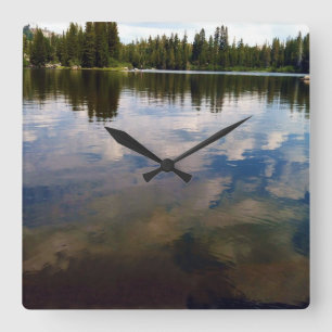 Horloge Carrée Lake Time !