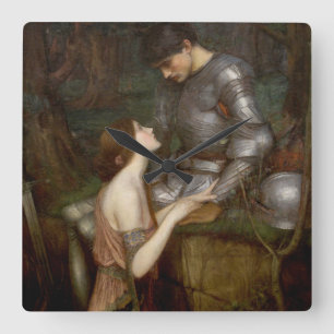Horloge Carrée Lamia par John William Waterhouse