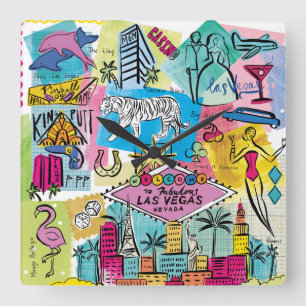 Horloge Carrée Las Vegas, Nevada