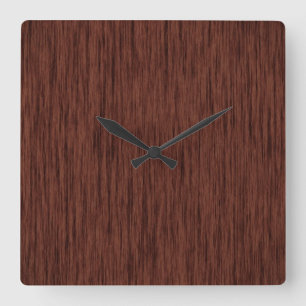 Horloge Carrée Le bois fabuleux