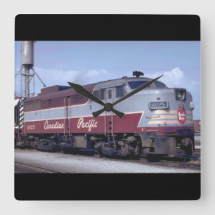 Horloge Carrée Le Canada, Canadien Pacific_Trains du monde