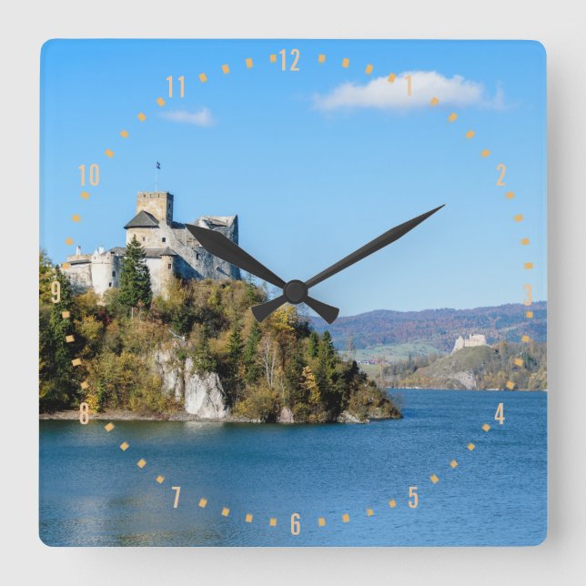 Horloge Carrée Le château de Niedzica (Recto)