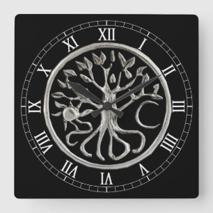 Horloge Carrée Le Clock de la vie