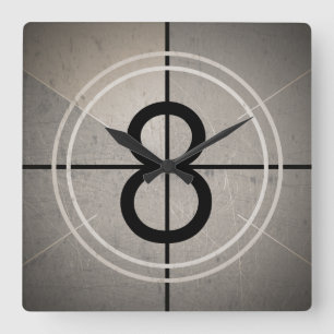 Horloge Carrée Le Clock du Mur