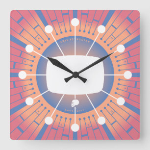 Horloge Carrée Le futur est à nous