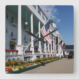 Horloge Carrée Le Grand Hôtel de l'île Mackinac, Michigan