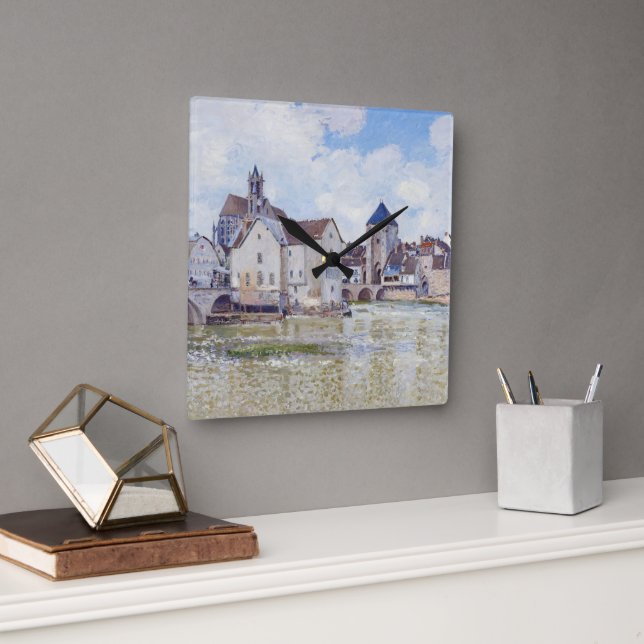 Horloge Carrée Le Pont de Moret, Alfred Sisley (Bureau)