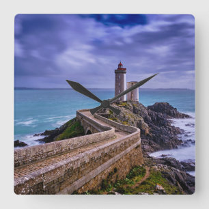 Horloge Carrée Les phares   Phare Petit Minou France