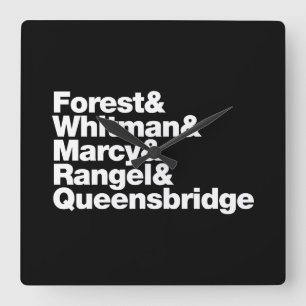 Horloge Carrée Les projets