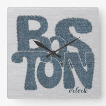 Lettre en Denim de Boston