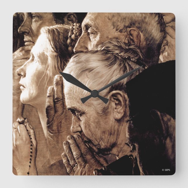 Horloge Carrée Liberté de culte (Recto)