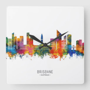Horloge Carrée Ligne aérienne australienne de Brisbane