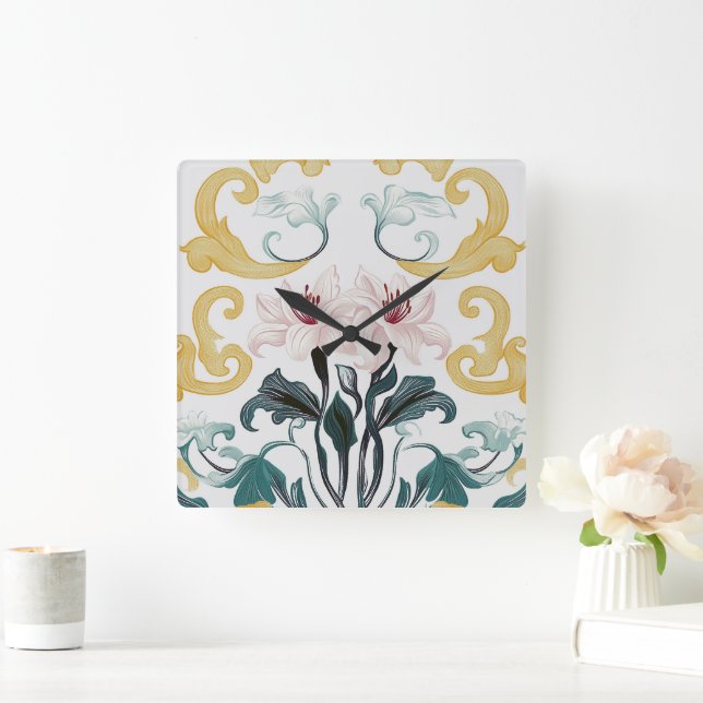 Horloge Carrée Lily & Grace (Maison)