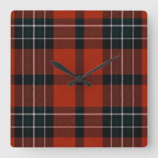 Horloge Carrée Loch Ailsh Plaid