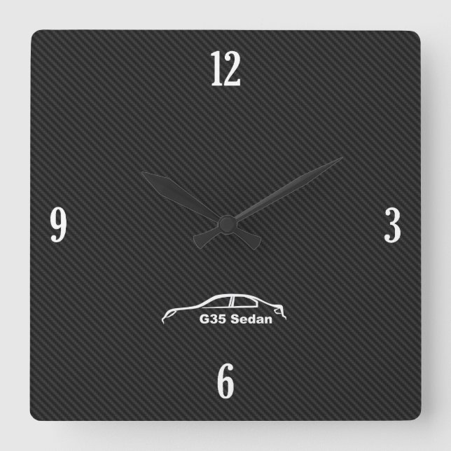 Horloge Carrée Logo G35 Sedan Brushstroke (Recto)